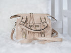 Lässige Crossbody Tasche mit Vintage-Details und Nieten