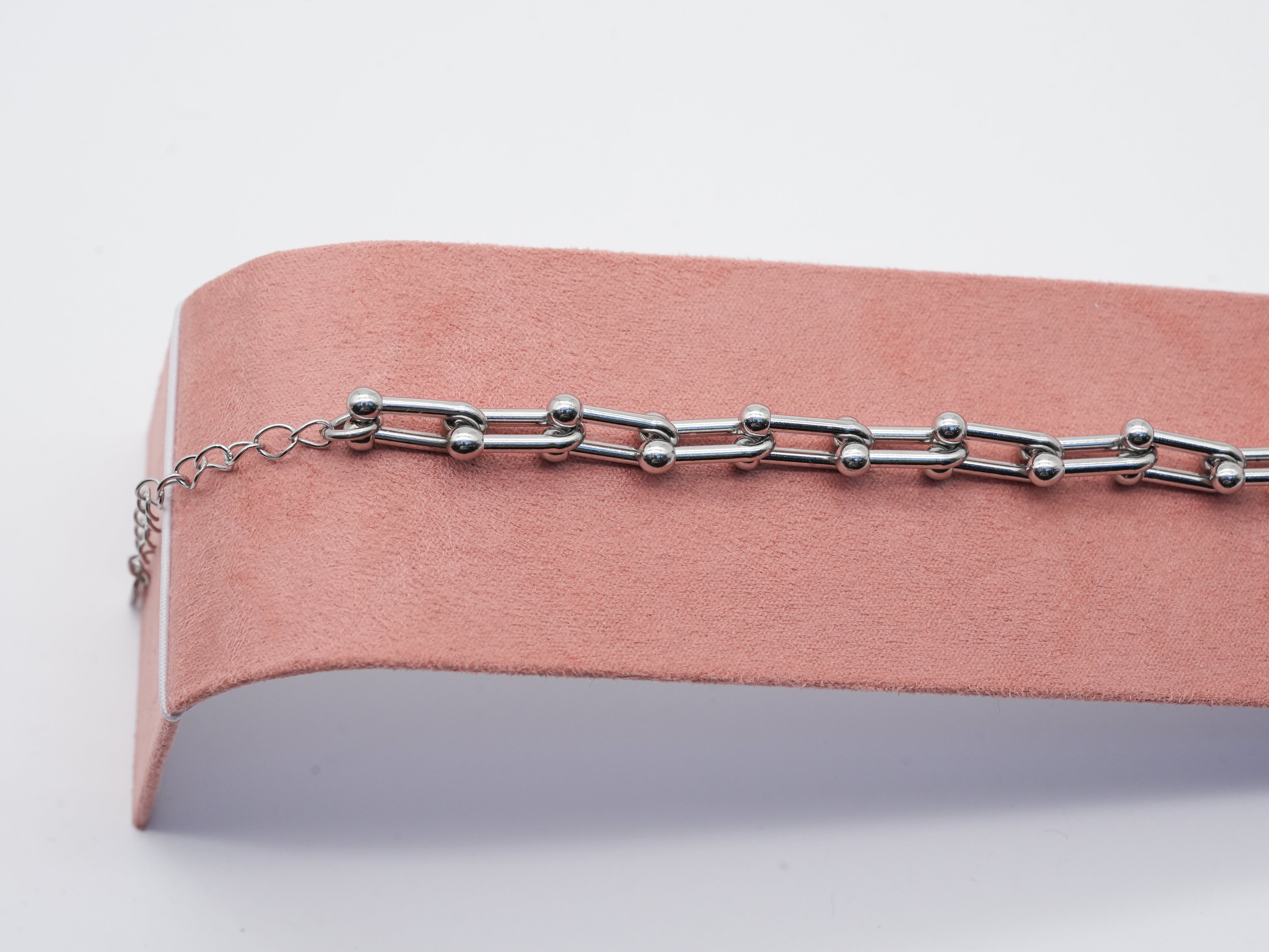 Edelstahlarmband mit Gliederdesign