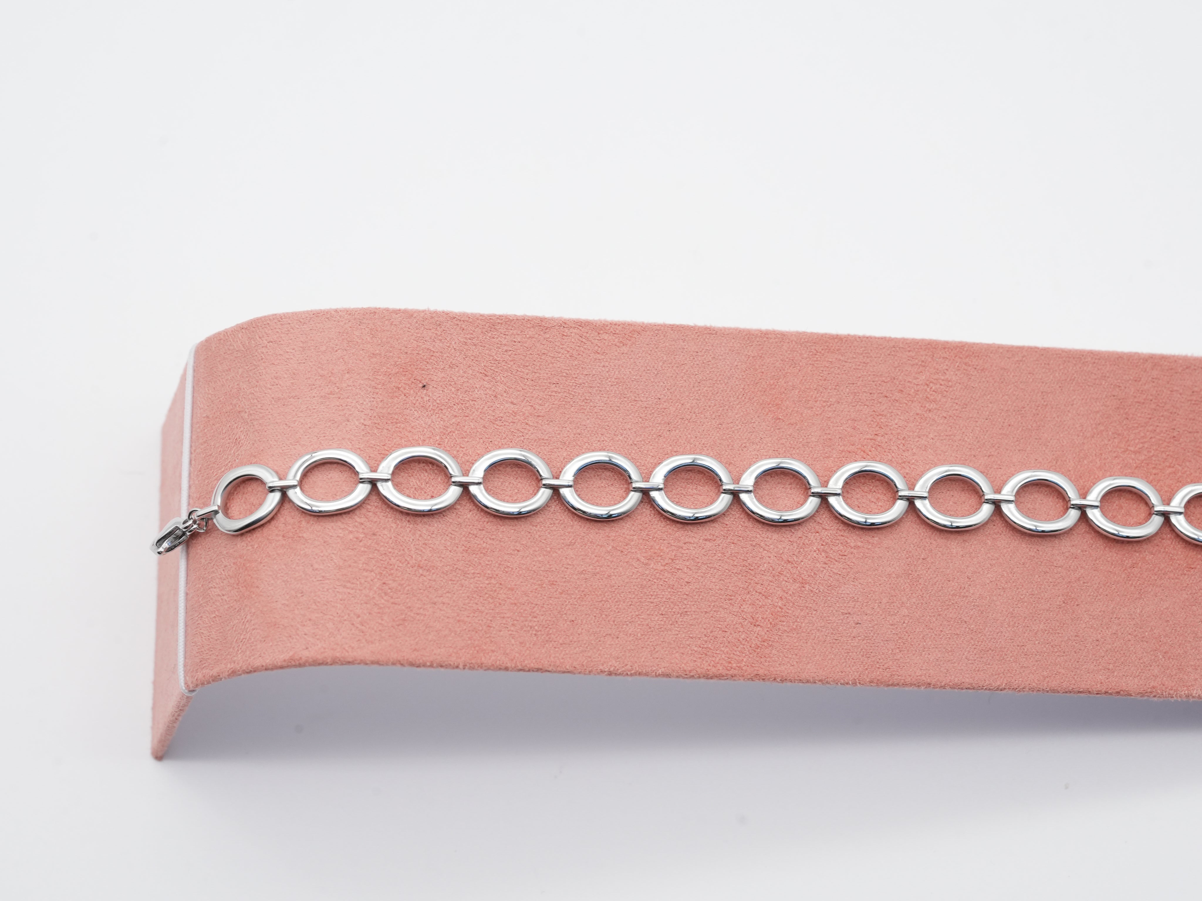 Edelstahlarmband mit ovalen Gliedern