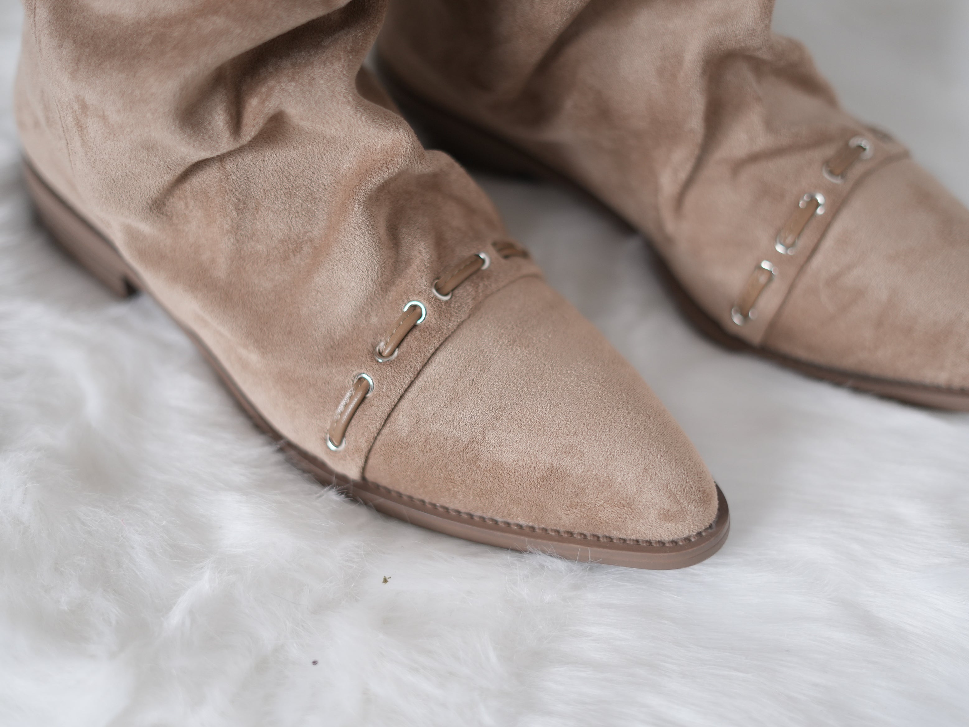 Sommerstiefel mit Boho Vibe, beige
