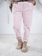 Lässige Cordhose mit elastischem Bund
