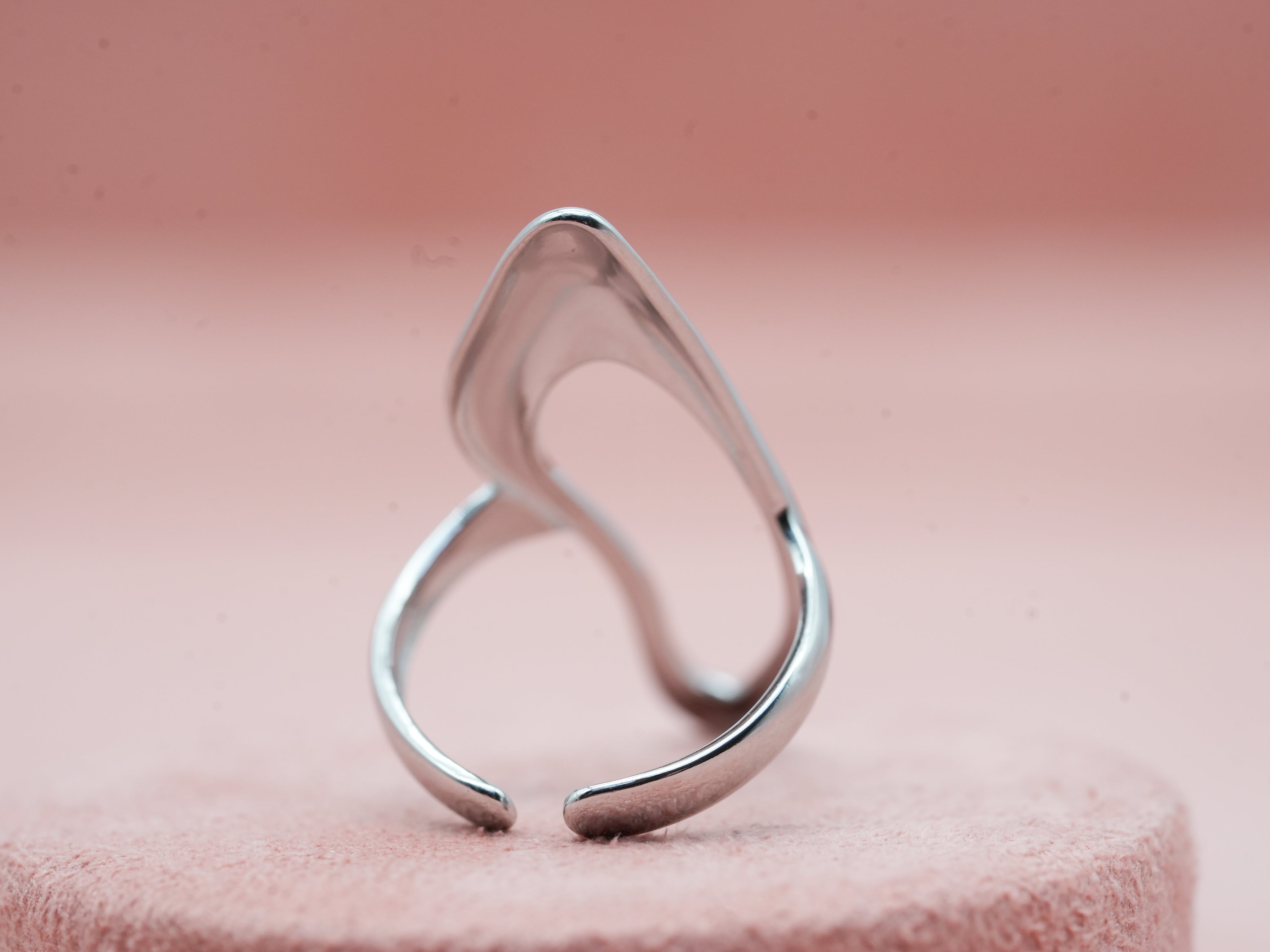 Niedlicher Ring in silber, Edelstahl