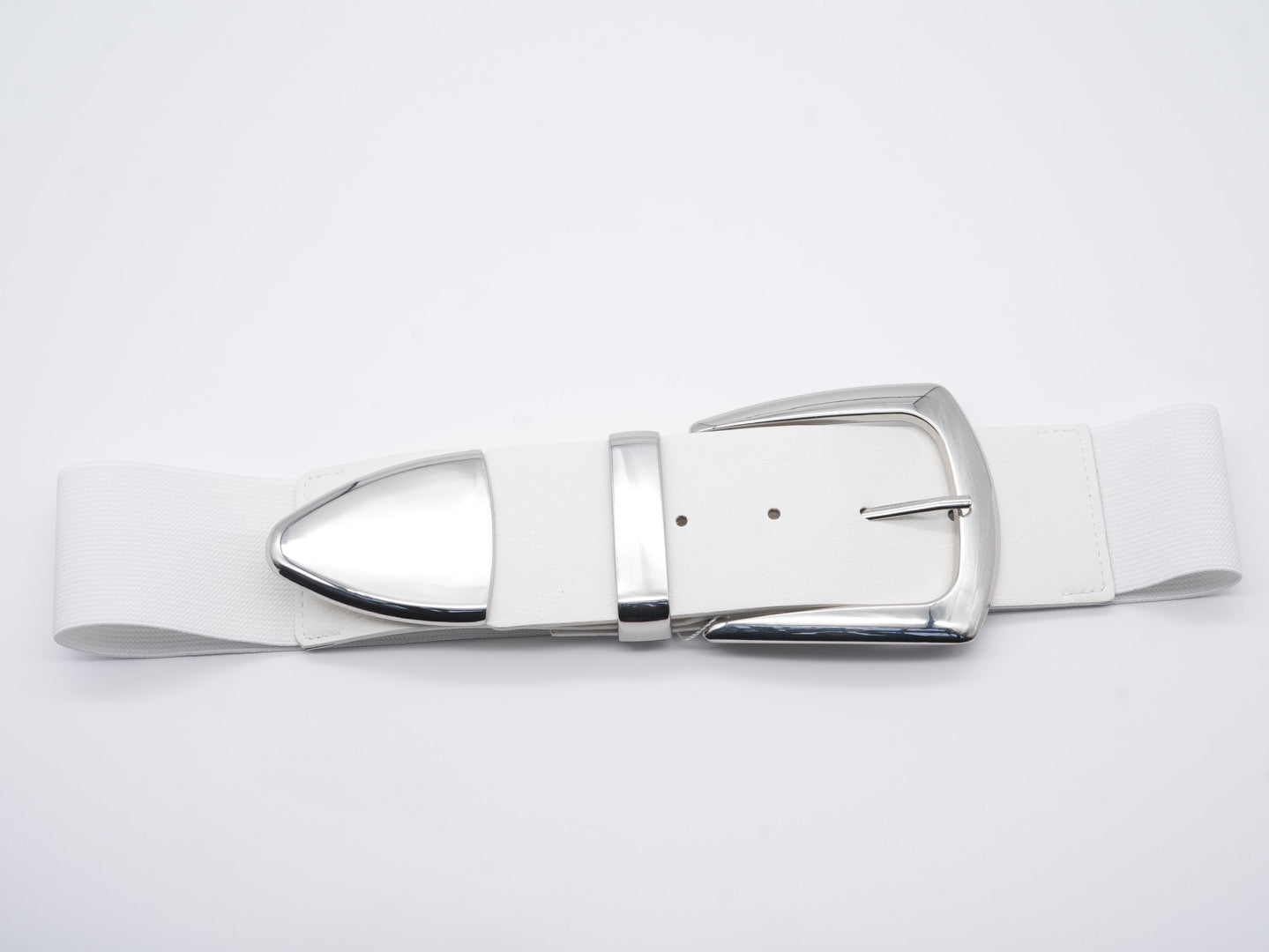 Stretch Gürtel in verschiedenen Farben Weiß