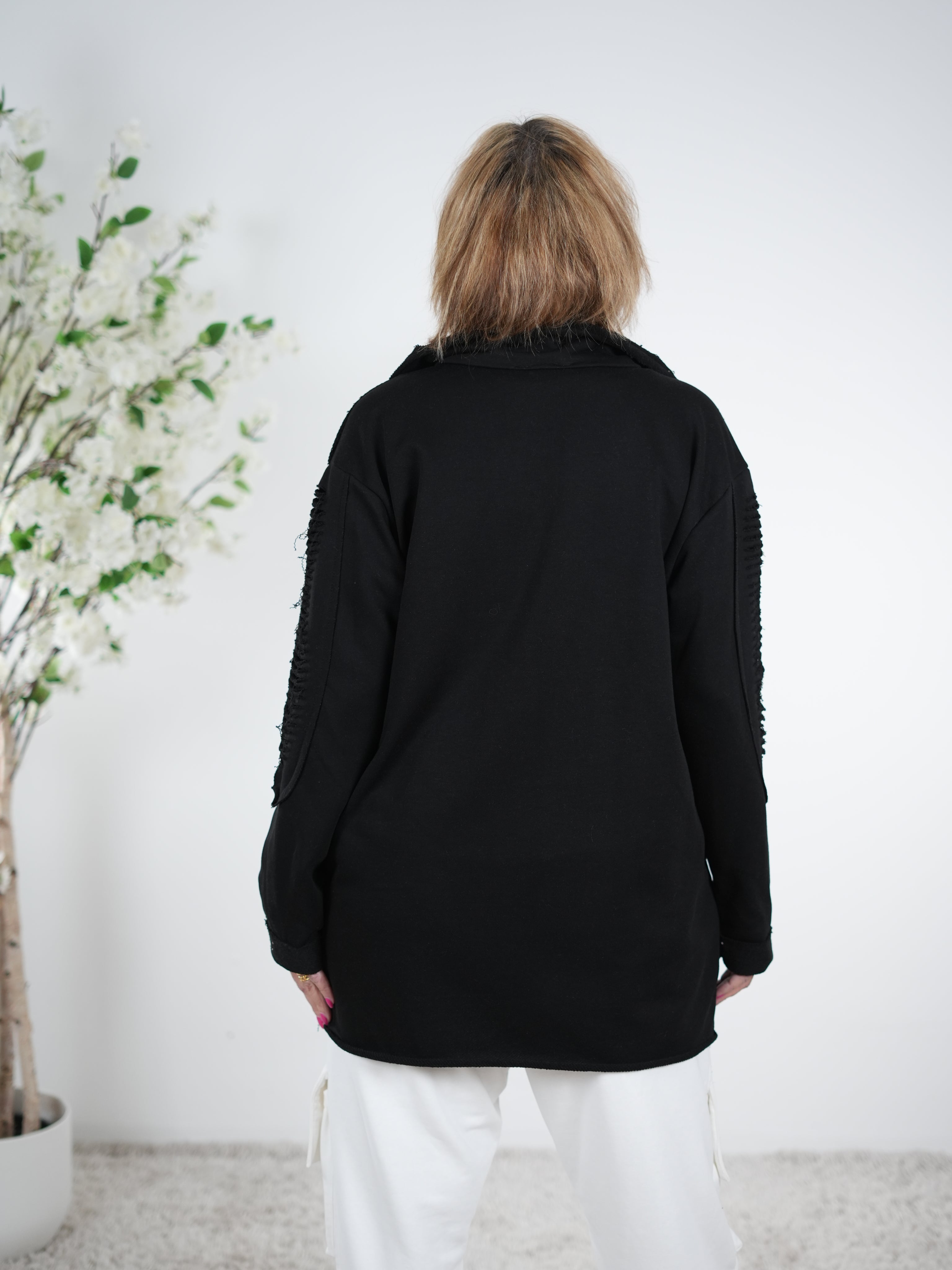 ausgefallener Sweaty Blazer mit Skull Motiv