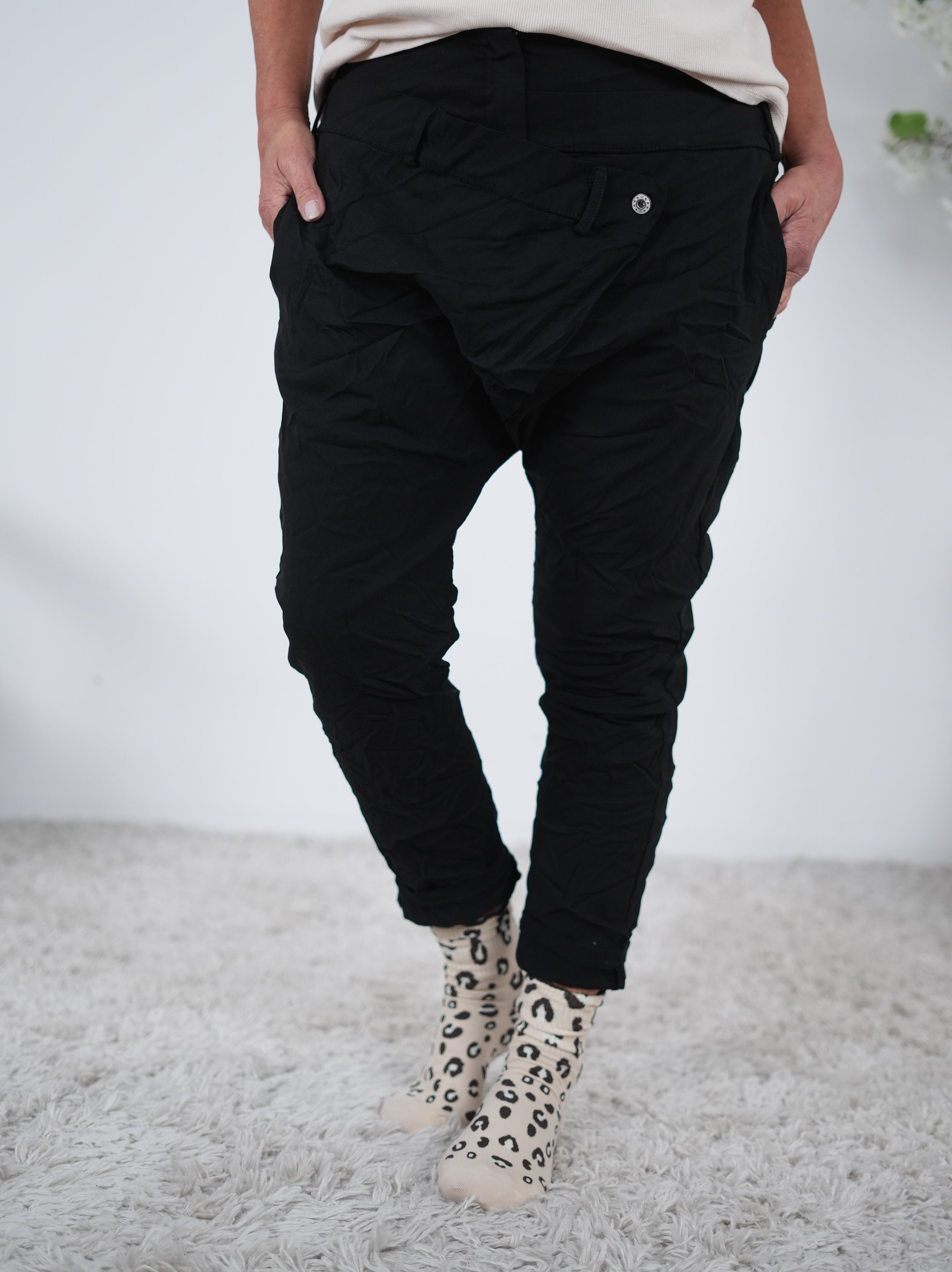 Baggy mit Gürtelschlaufen