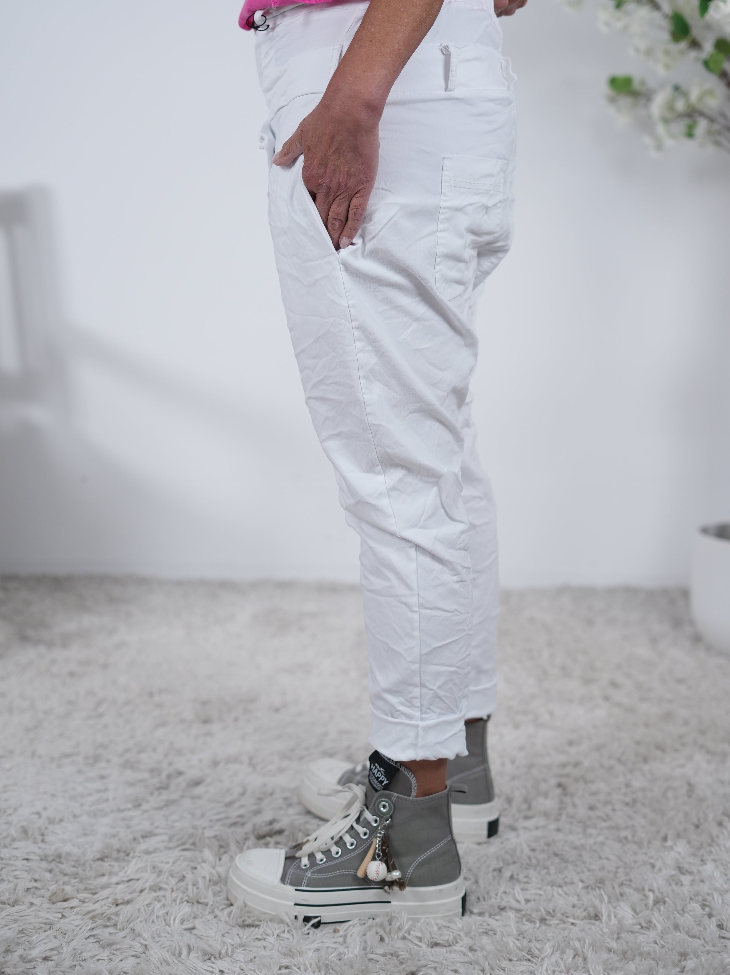 Baggy mit Gürtelschlaufen