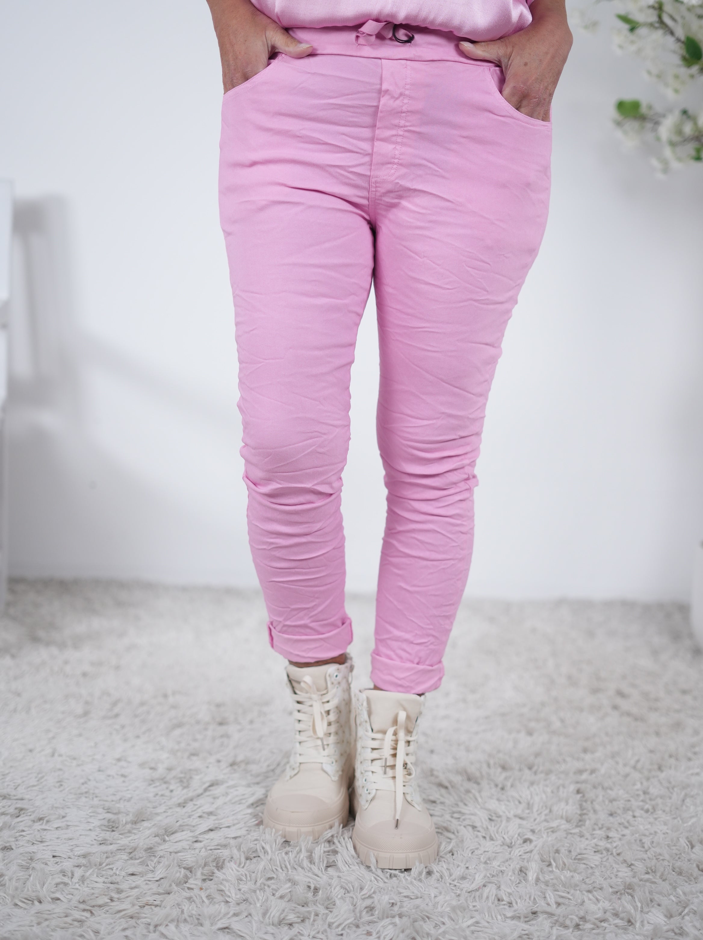 Basic Jogpant in verschiedenen Farben Einheitsgröße (ca Gr. 38-42 44) Babypink