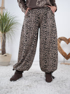 Baumwoll-Pumphose im Leo Look