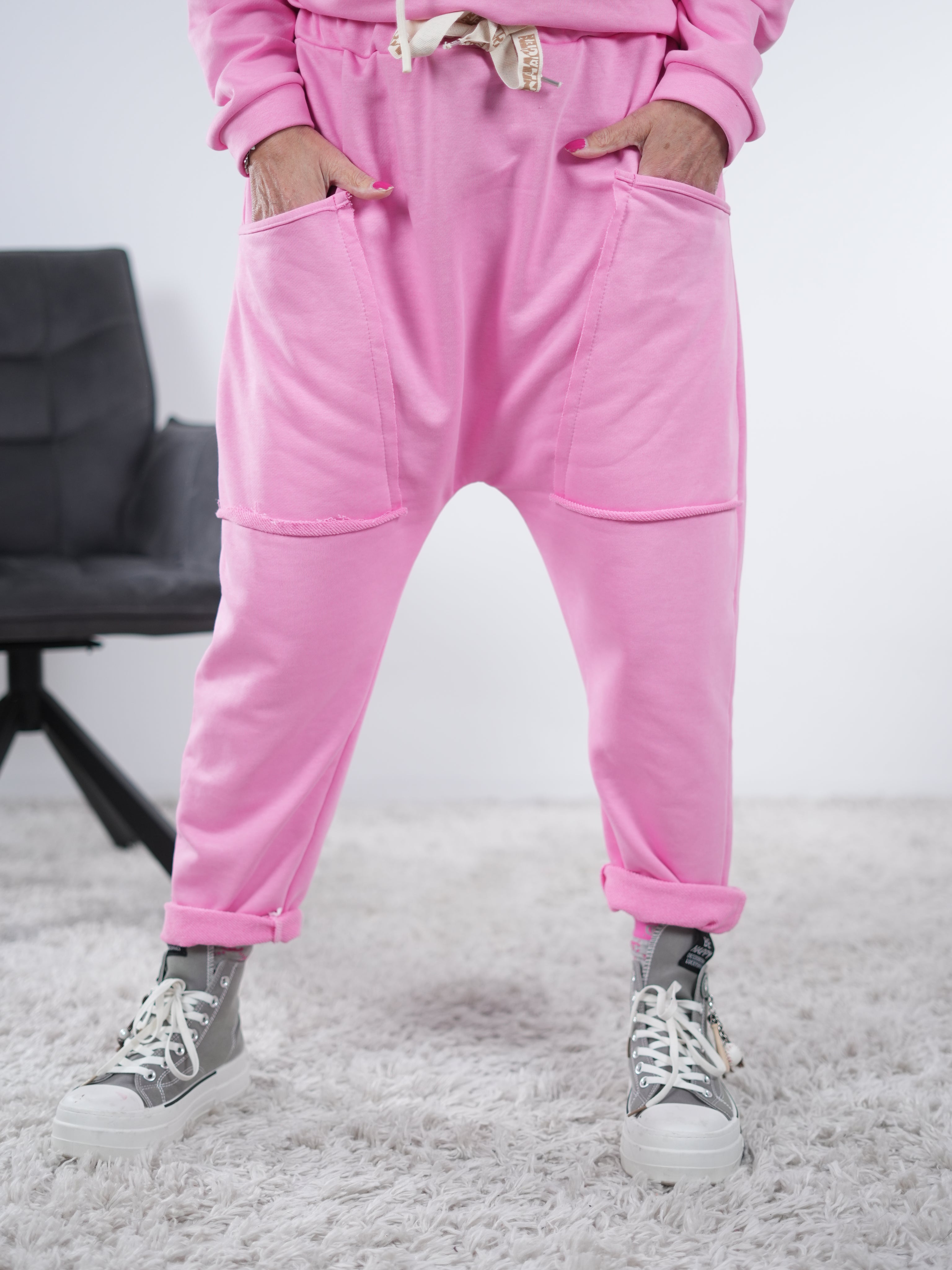 bequeme Baggy mit großen aufgesetzten Taschen