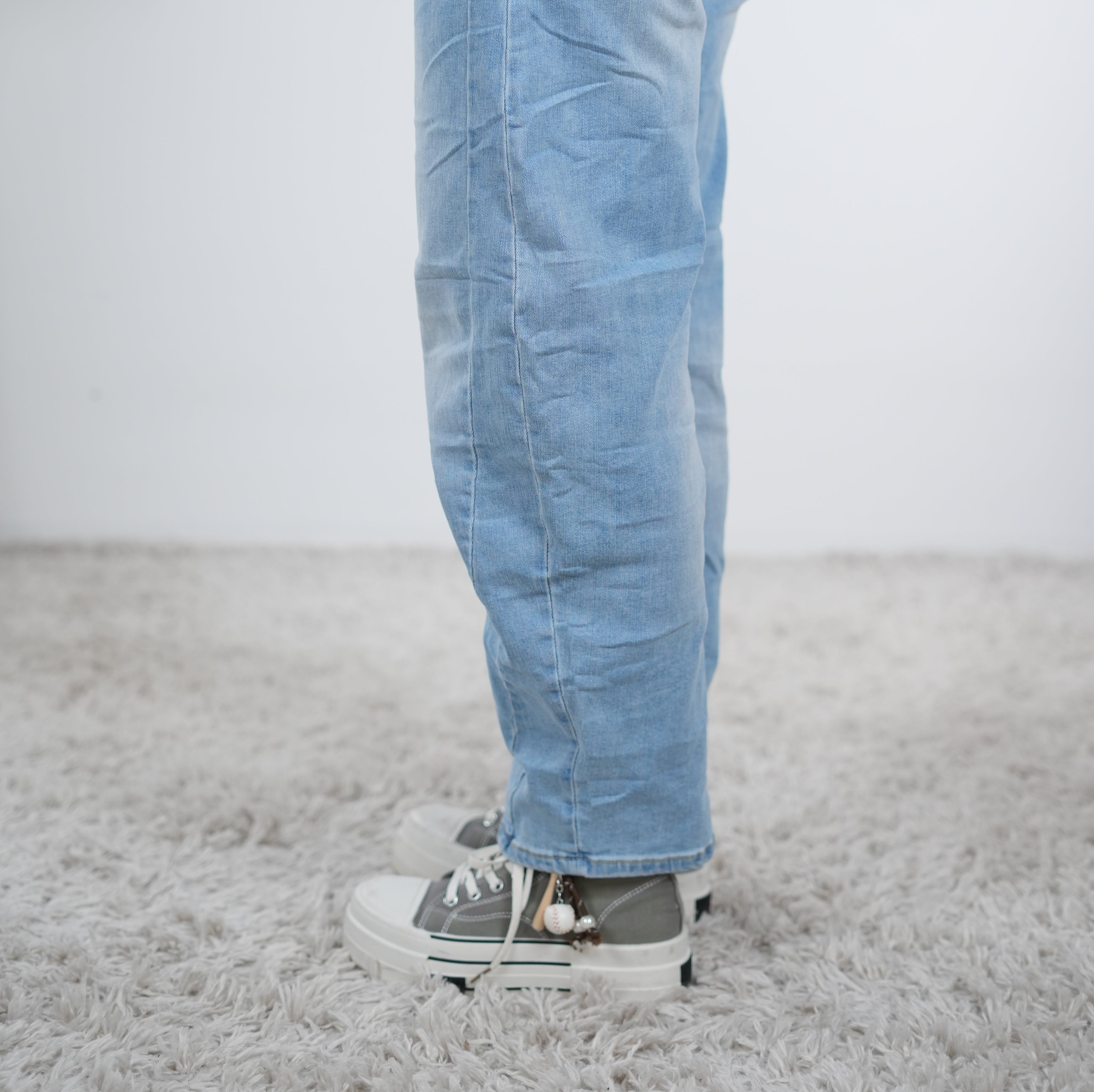 Bequeme Bottle Jeans, denim