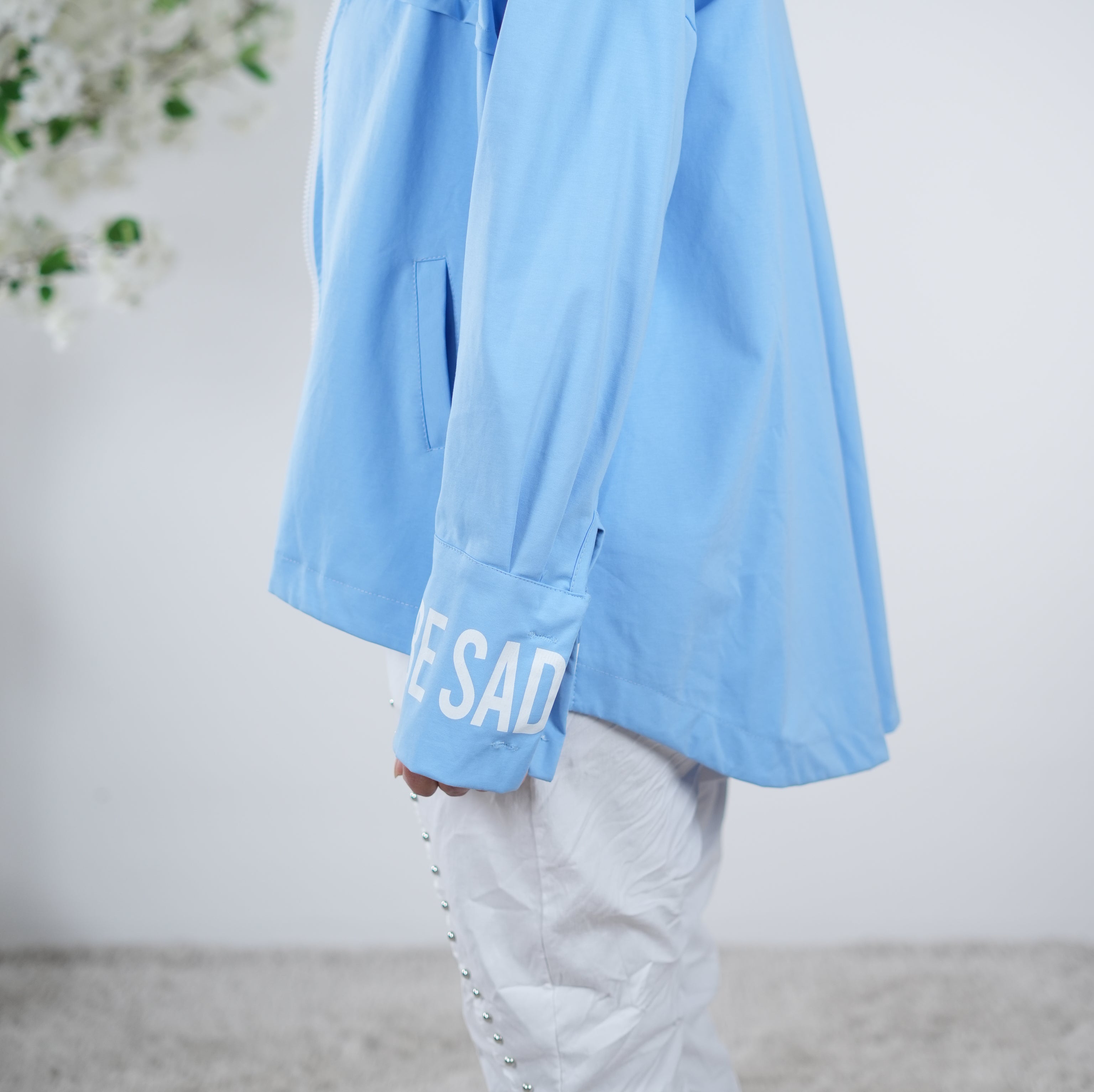 lässige Jacke mit Print