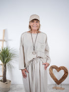 leichtes Blusen Shirt mit kleinem Patch