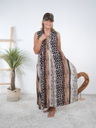 Leichtes Kleid im Mustermix