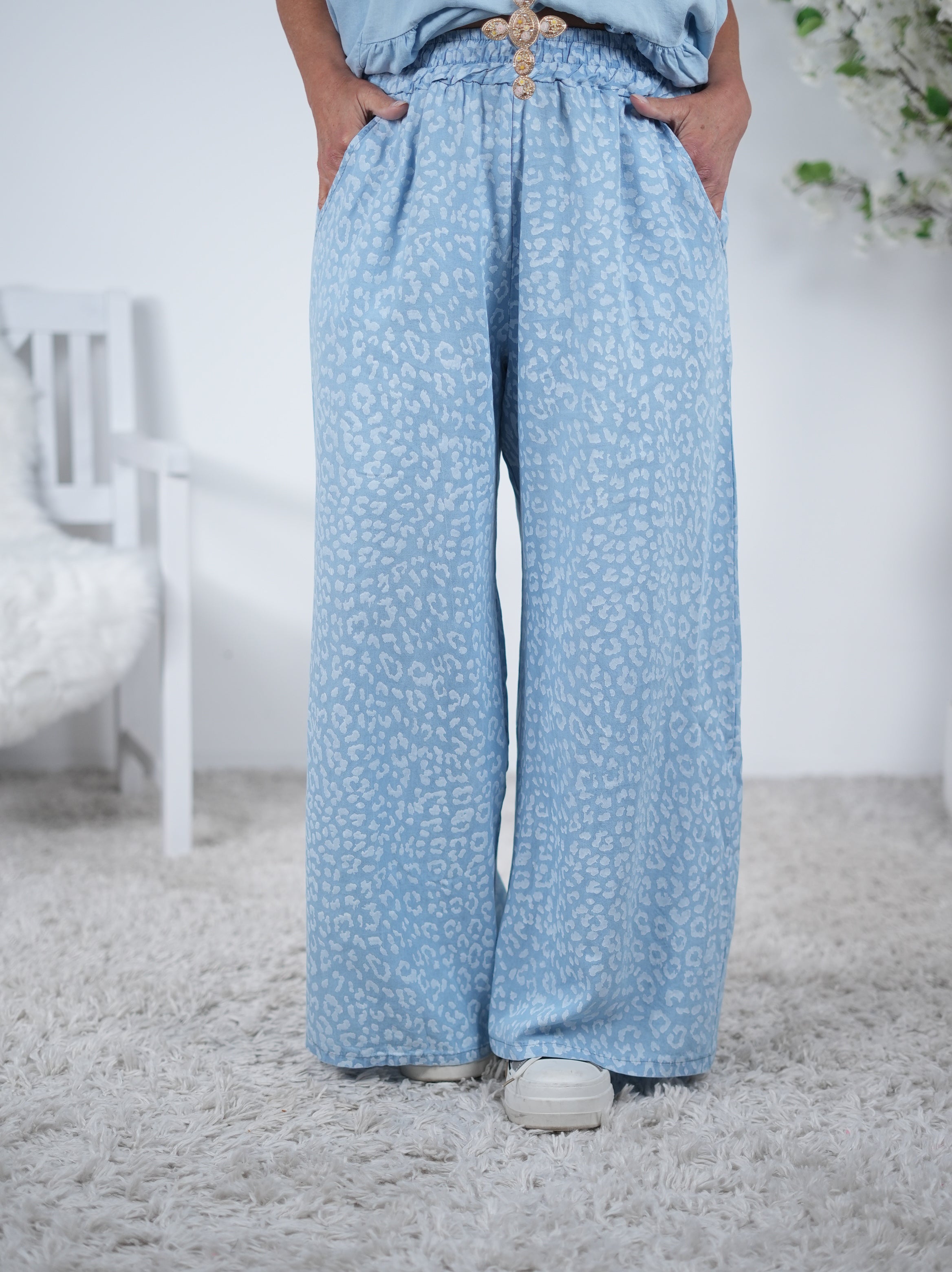 Marlene Hose im Jeans Look