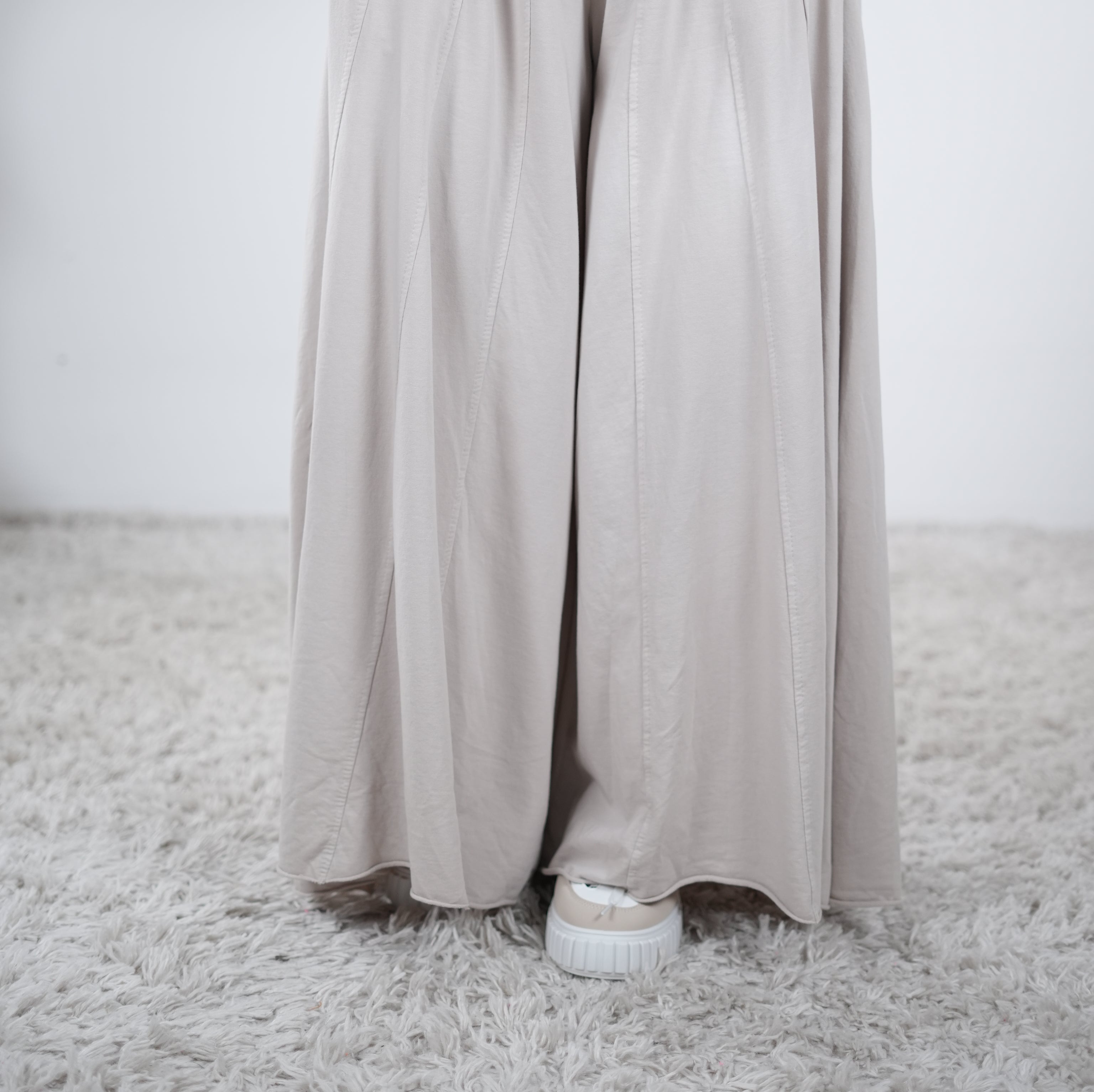 Marlene Hose, unifarben One Size (ca Größe 38 40-44) Beige
