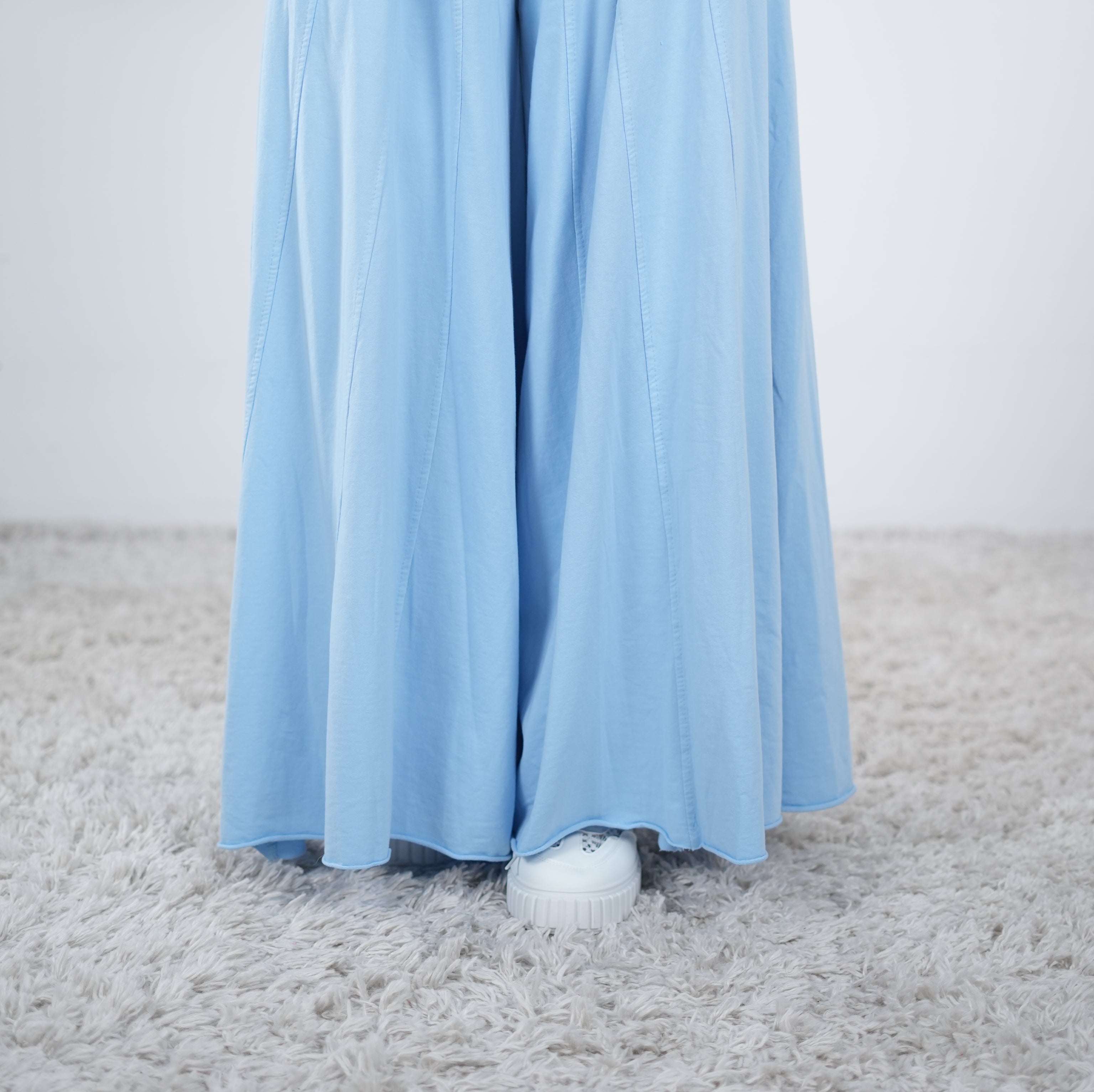 Marlene Hose, unifarben One Size (ca Größe 38 40-44) Blau