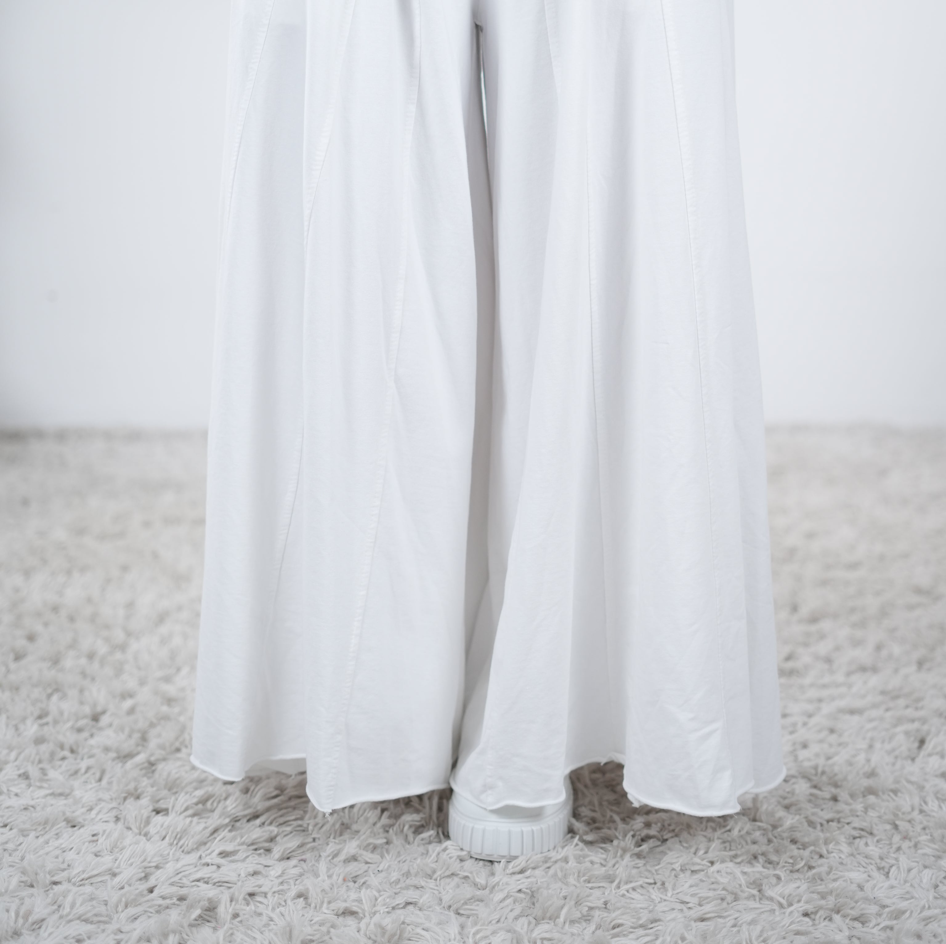 Marlene Hose, unifarben One Size (ca Größe 38 40-44) Weiß