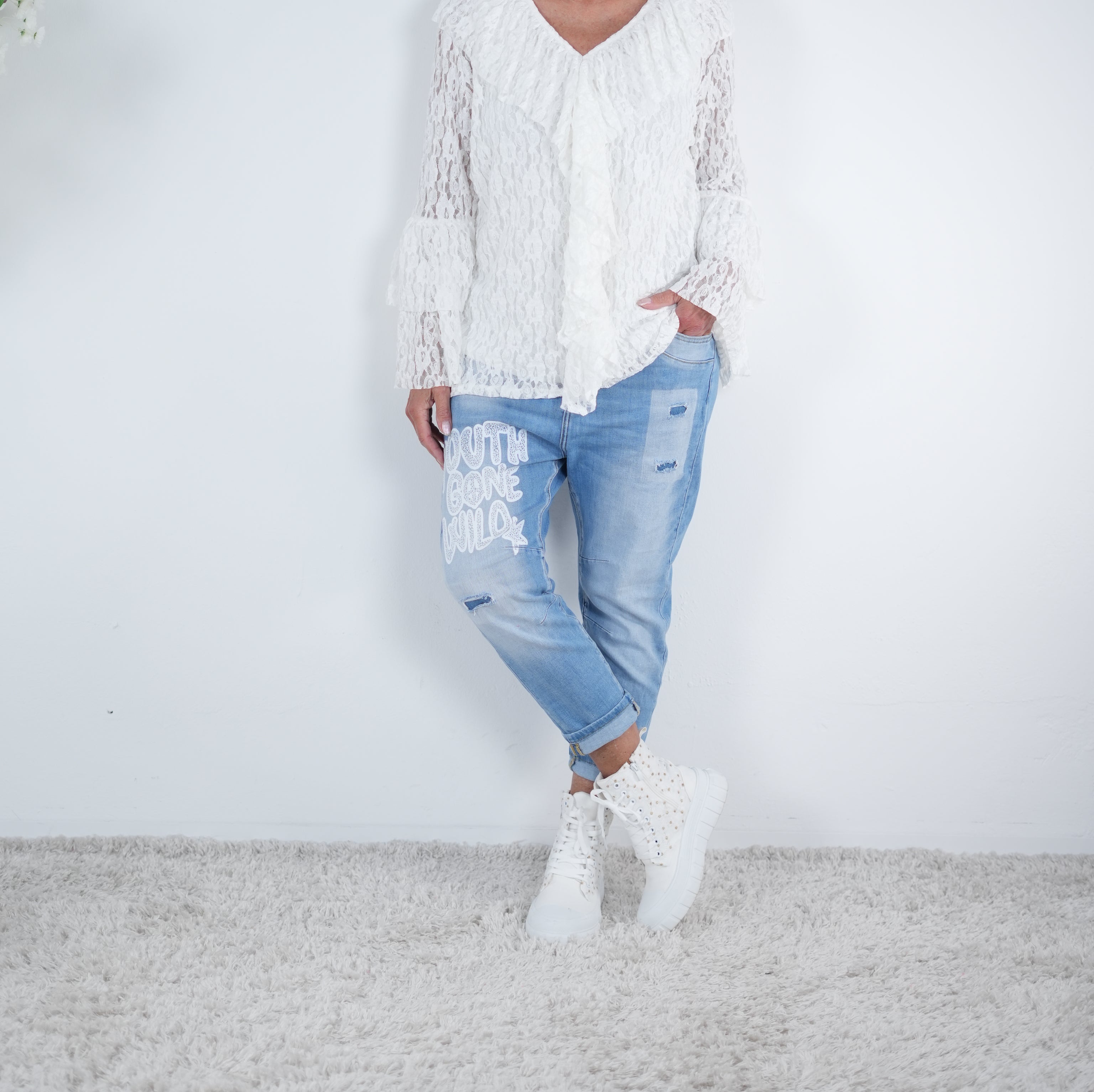 Niedliche Bluse aus Spitze
