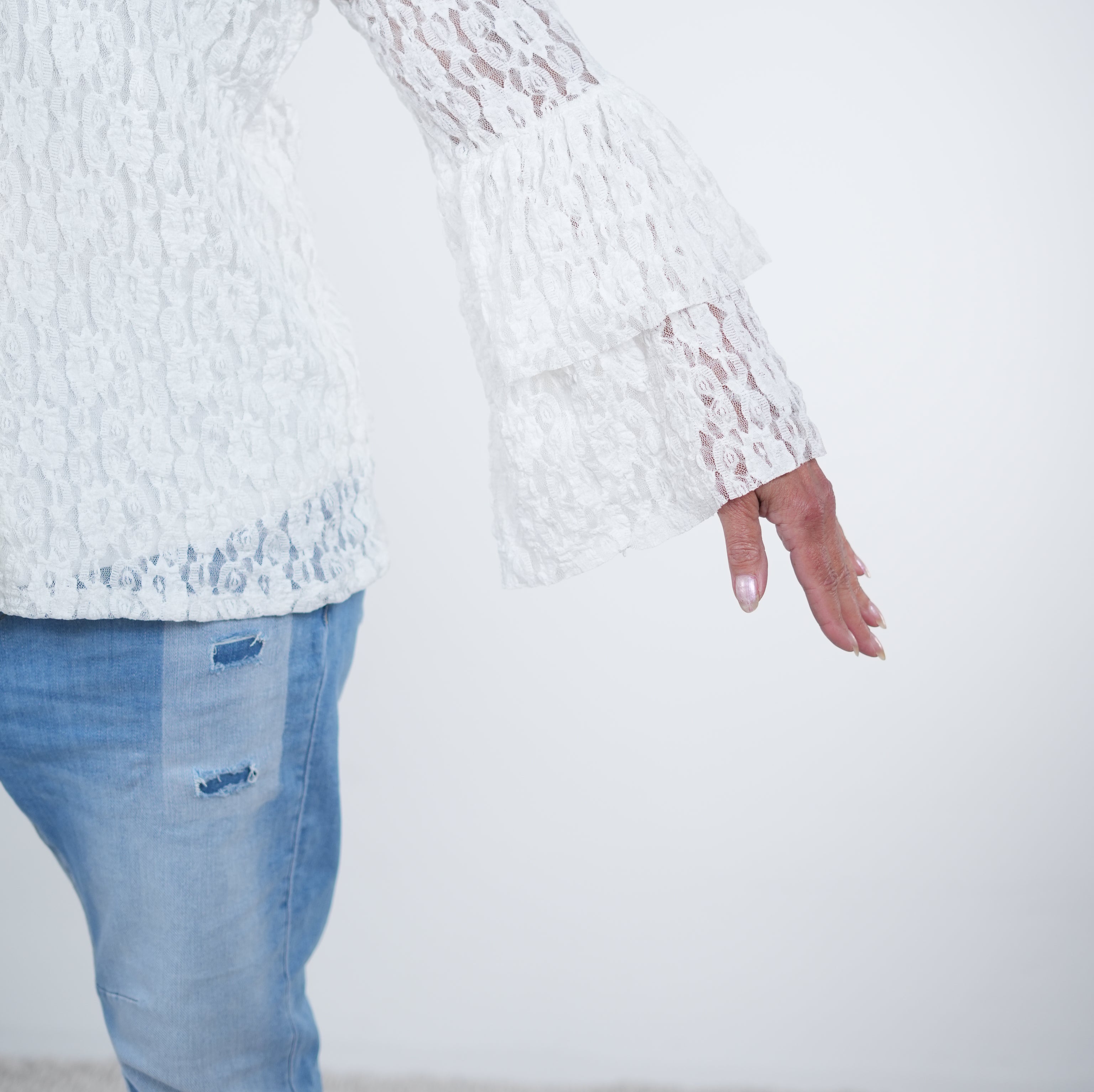 Niedliche Bluse aus Spitze