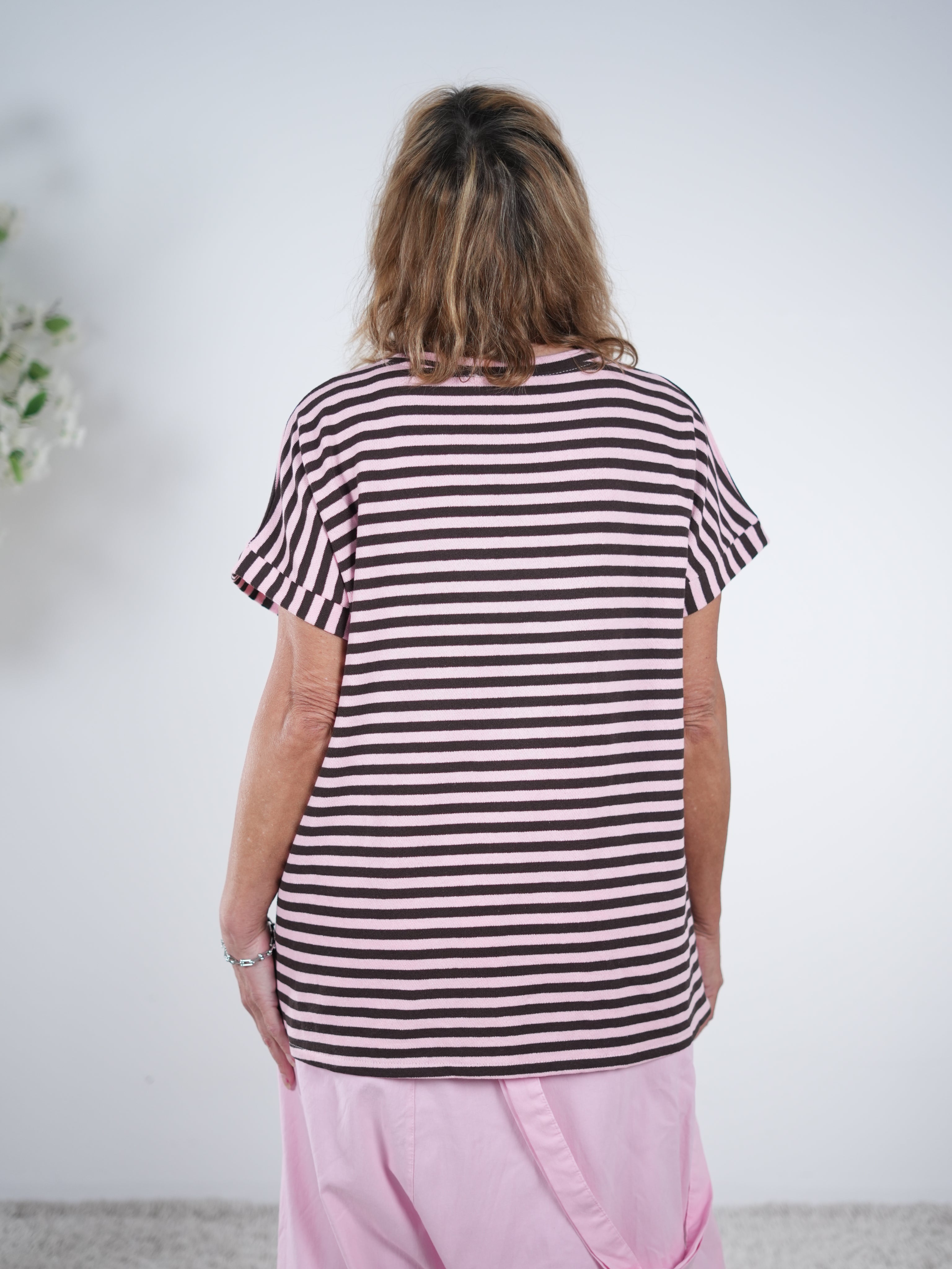 Shirt mit "Office Club" Schriftzug