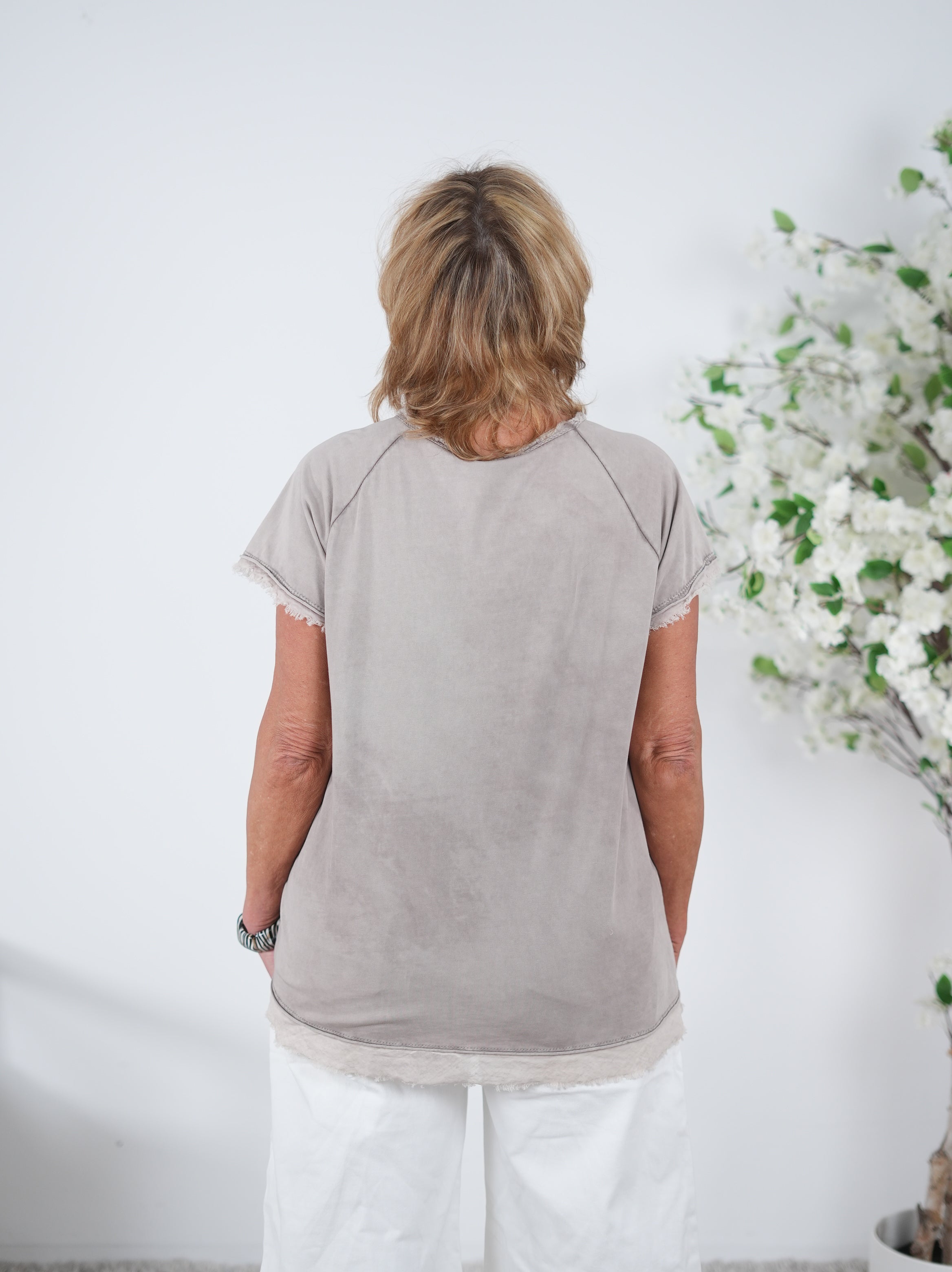 Shirt mit Schriftzug "City"