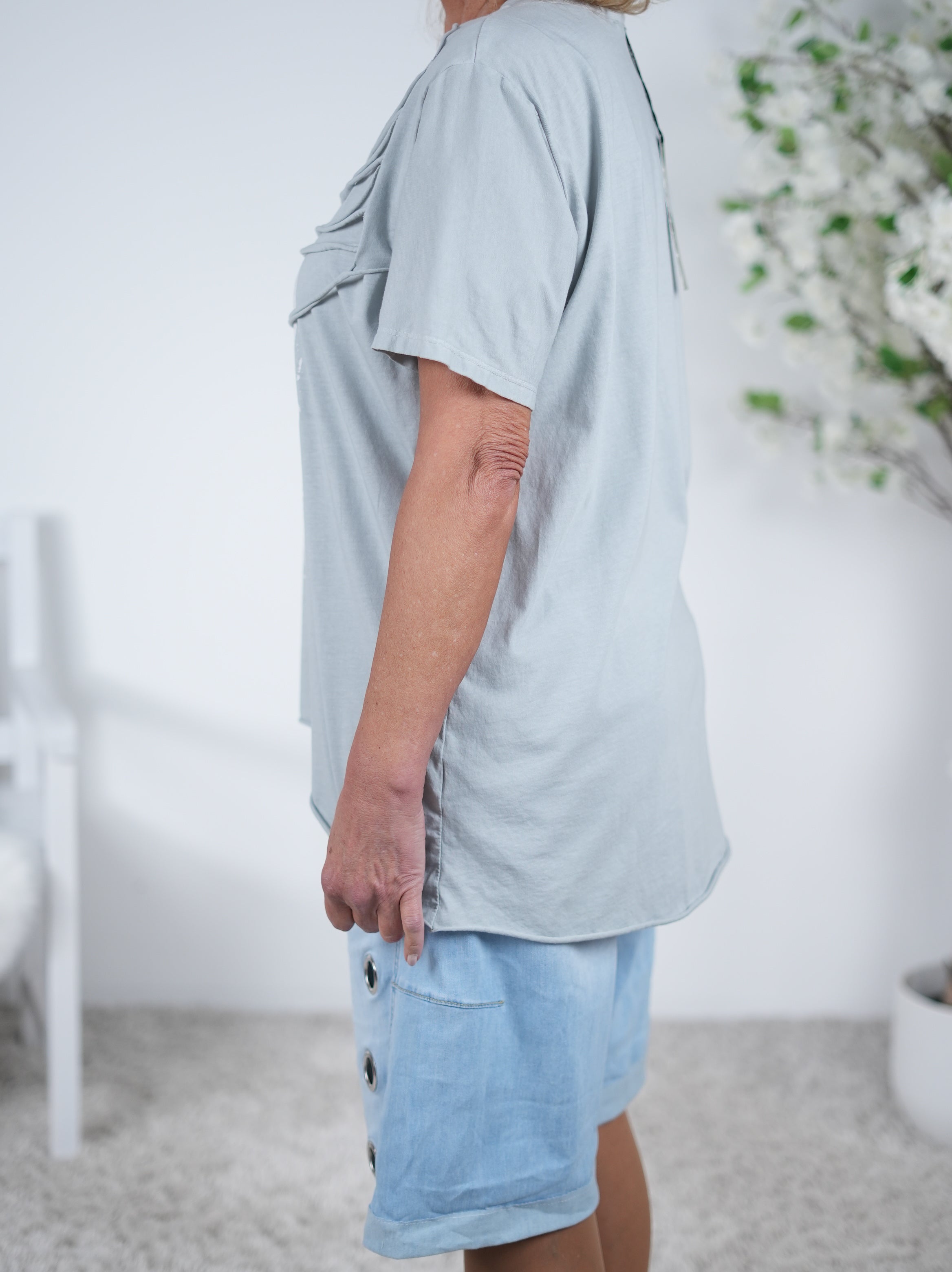 Shirt mit Skull Print
