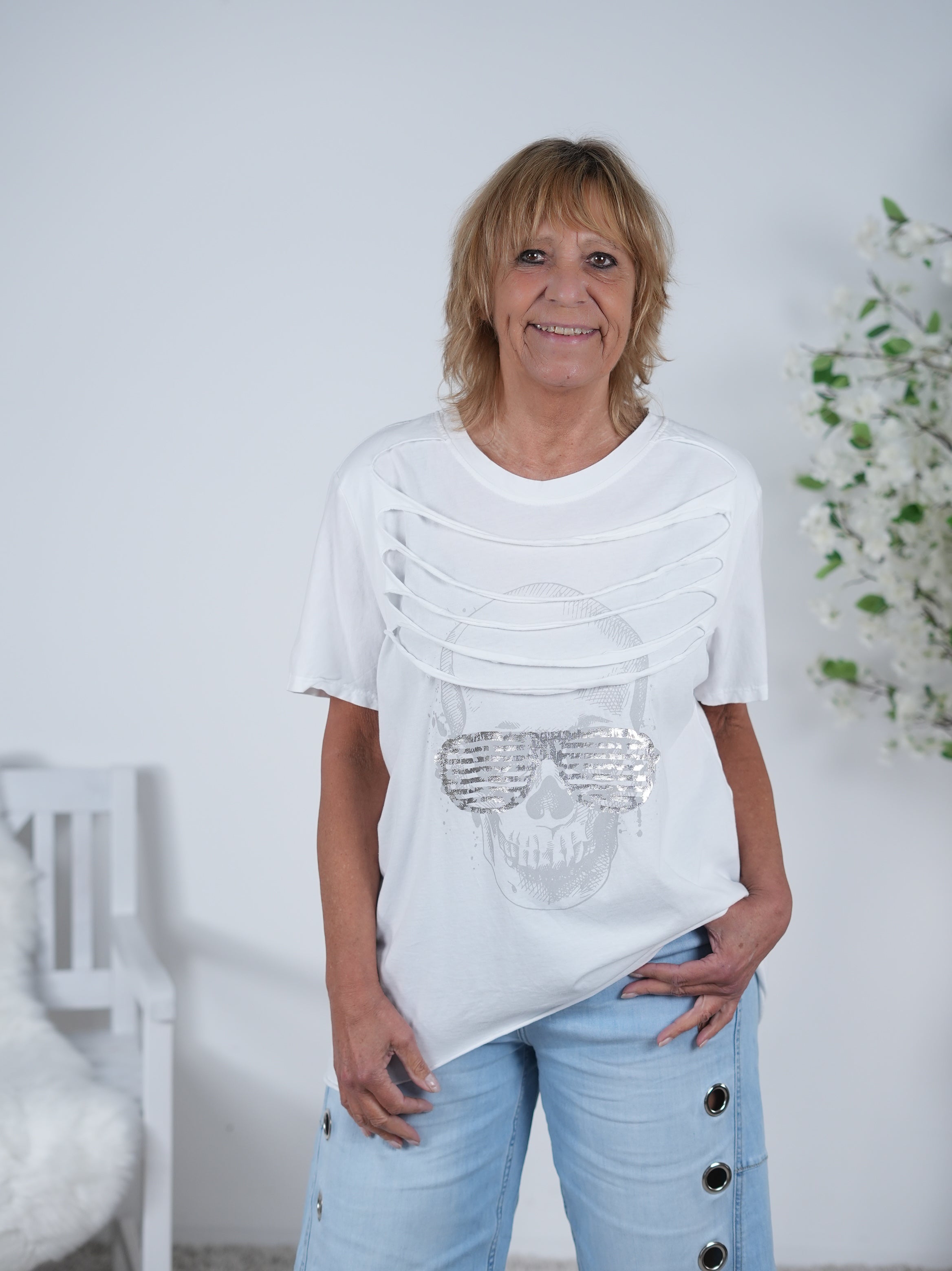 Shirt mit Skull Print