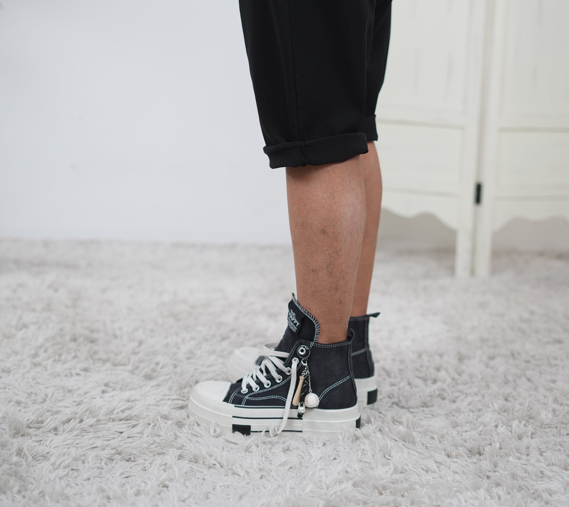 sportliche, kurze Baggy mit Gummizug