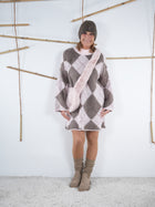 Kuscheliges Strickkleid mit Turtleneck