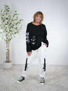 Sweaty mit Print auf den Ärmeln