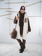 Teddy Weste mit Eingriffstaschen