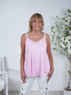 Top mit Spaghetti Trägern