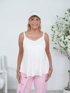 Top mit Spaghetti Trägern