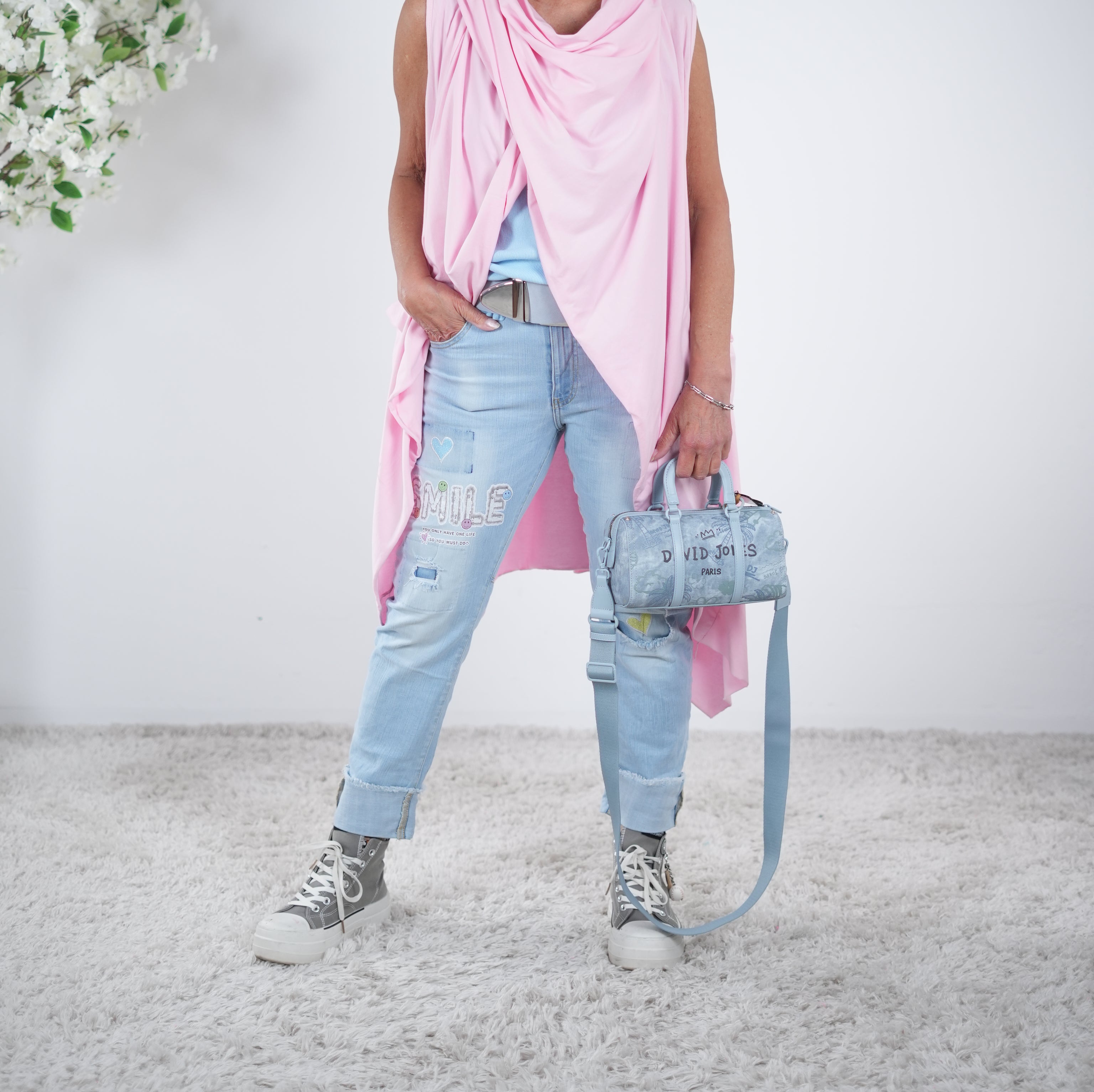 Weste mit Schalkragen One Size (ca bis Gr. 46) Rosa