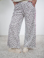 Wide Leg Pants im Leo Look