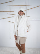 Flauschige Weste mit Reißverschluss