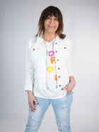 Jeans Jacke ~white~