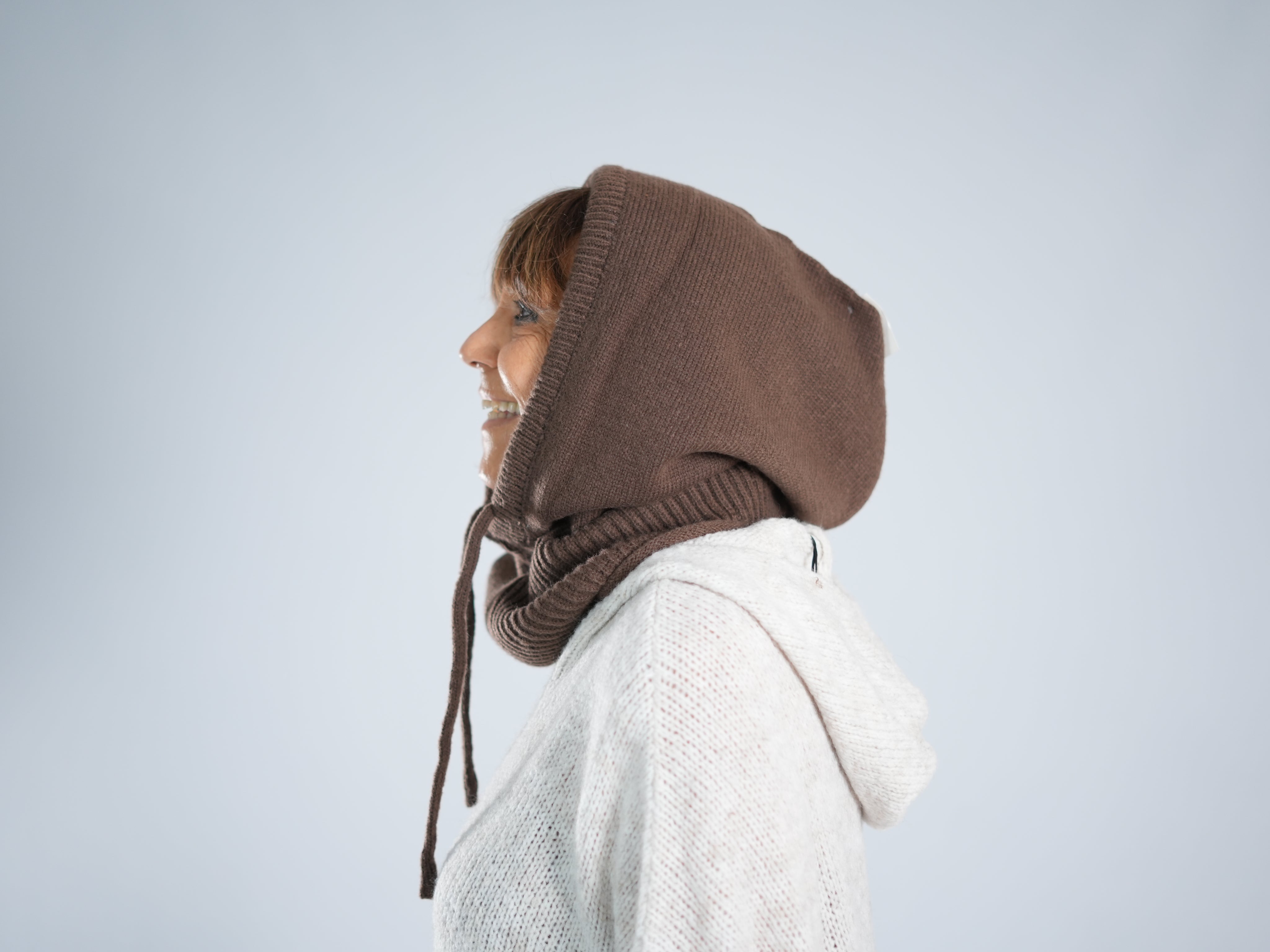 Mütze/Schal ~kombi~ Schoko