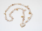 Modeschmuck Kette mit Herz in Natur Tönen