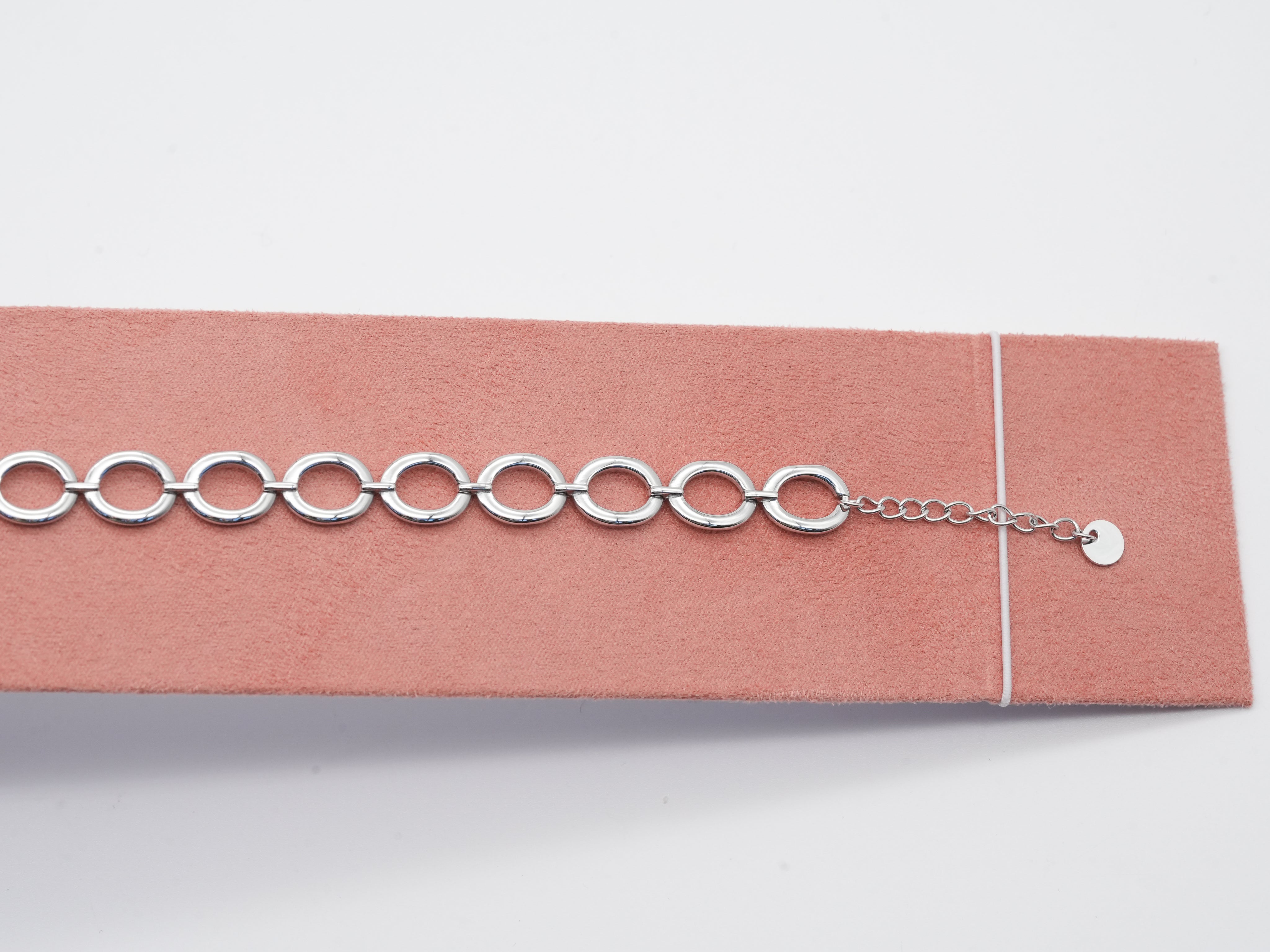 Edelstahlarmband mit ovalen Gliedern