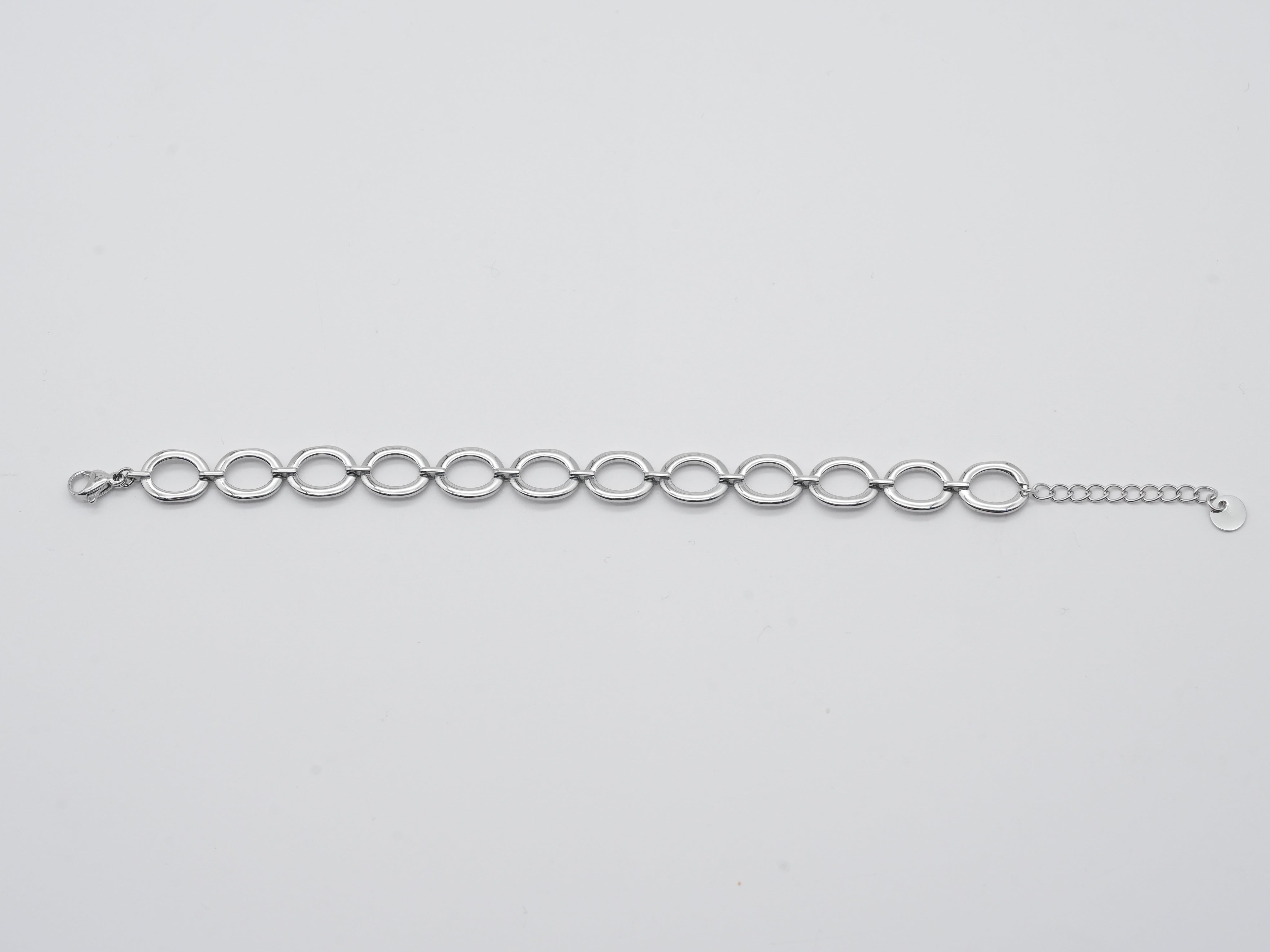 Edelstahlarmband mit ovalen Gliedern