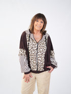 Sweatjacke ~leoandstripe~