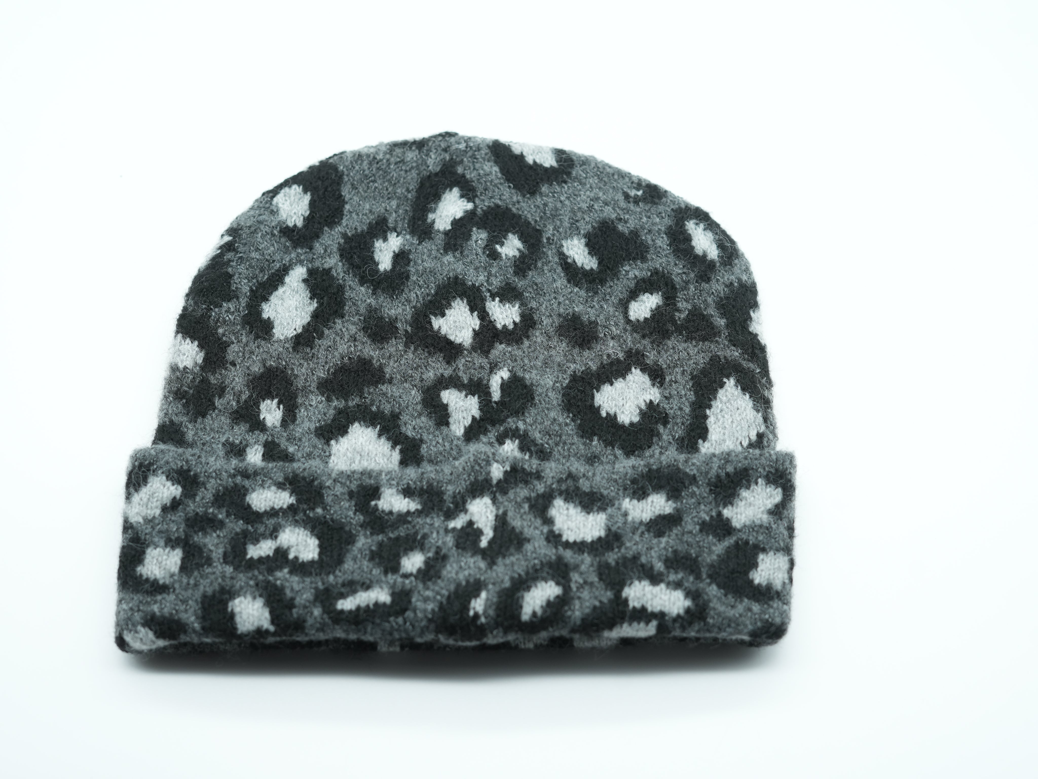 Mütze im Leo Look Anthrazit