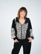 Sweatjacke ~leoandstripe~