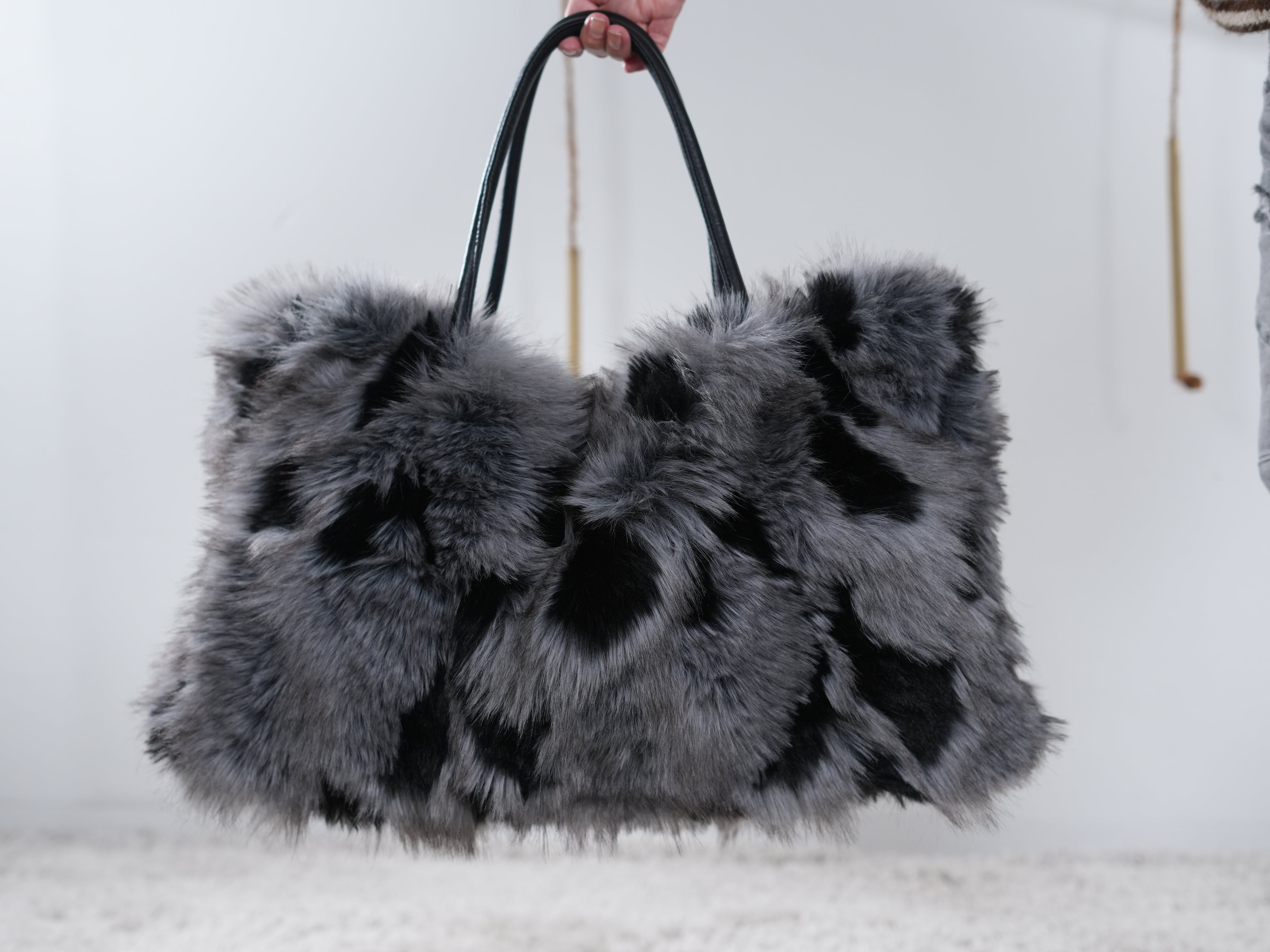 Shopper ~pattern~ Anthrazit