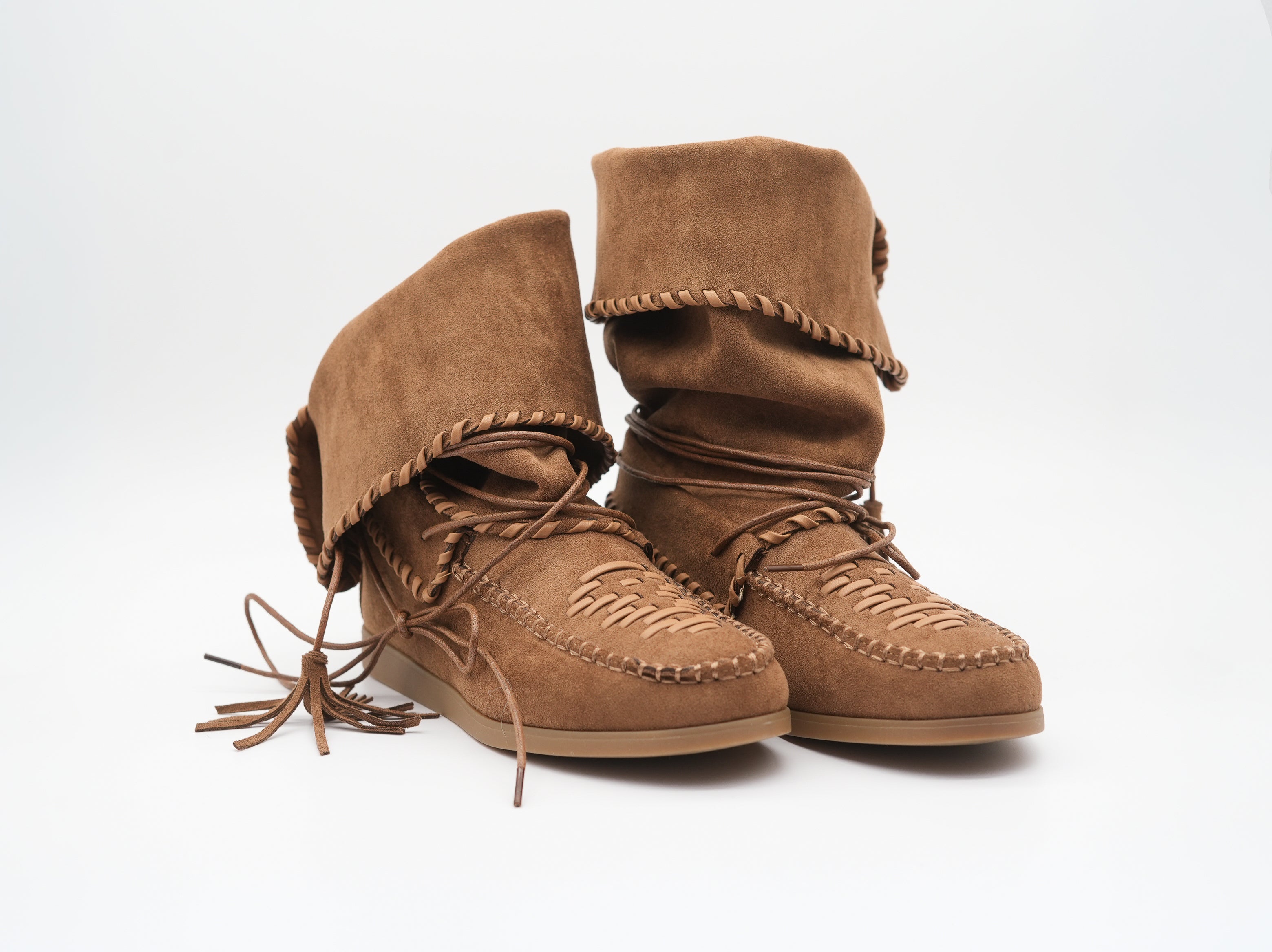 Boots mit Schnürung