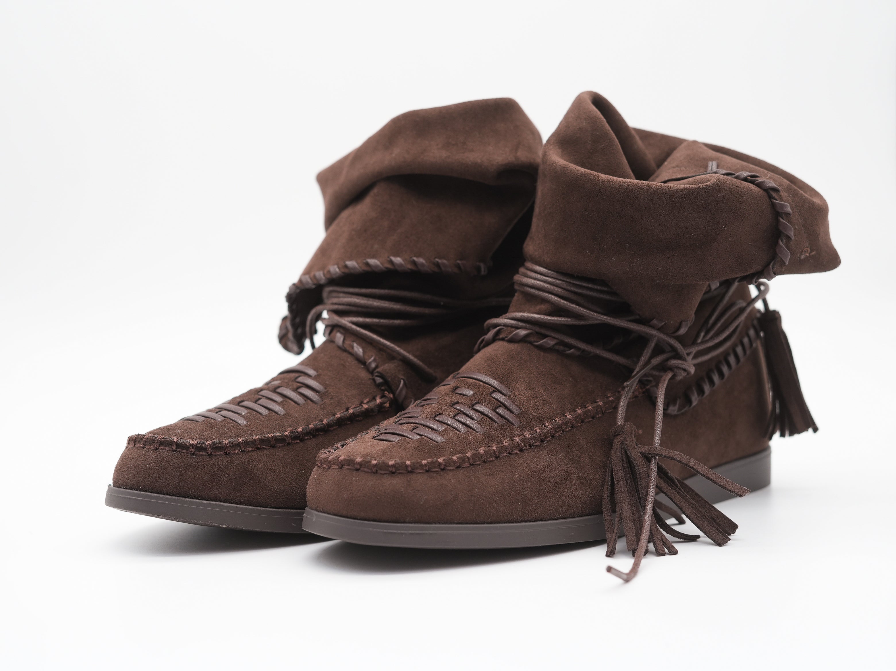 Boots mit Schnürung
