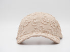 Cap mit geshopptem Textil Sand