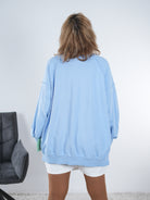 oversized Sweaty mit "Amour" Schriftzug