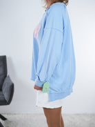 oversized Sweaty mit "Amour" Schriftzug